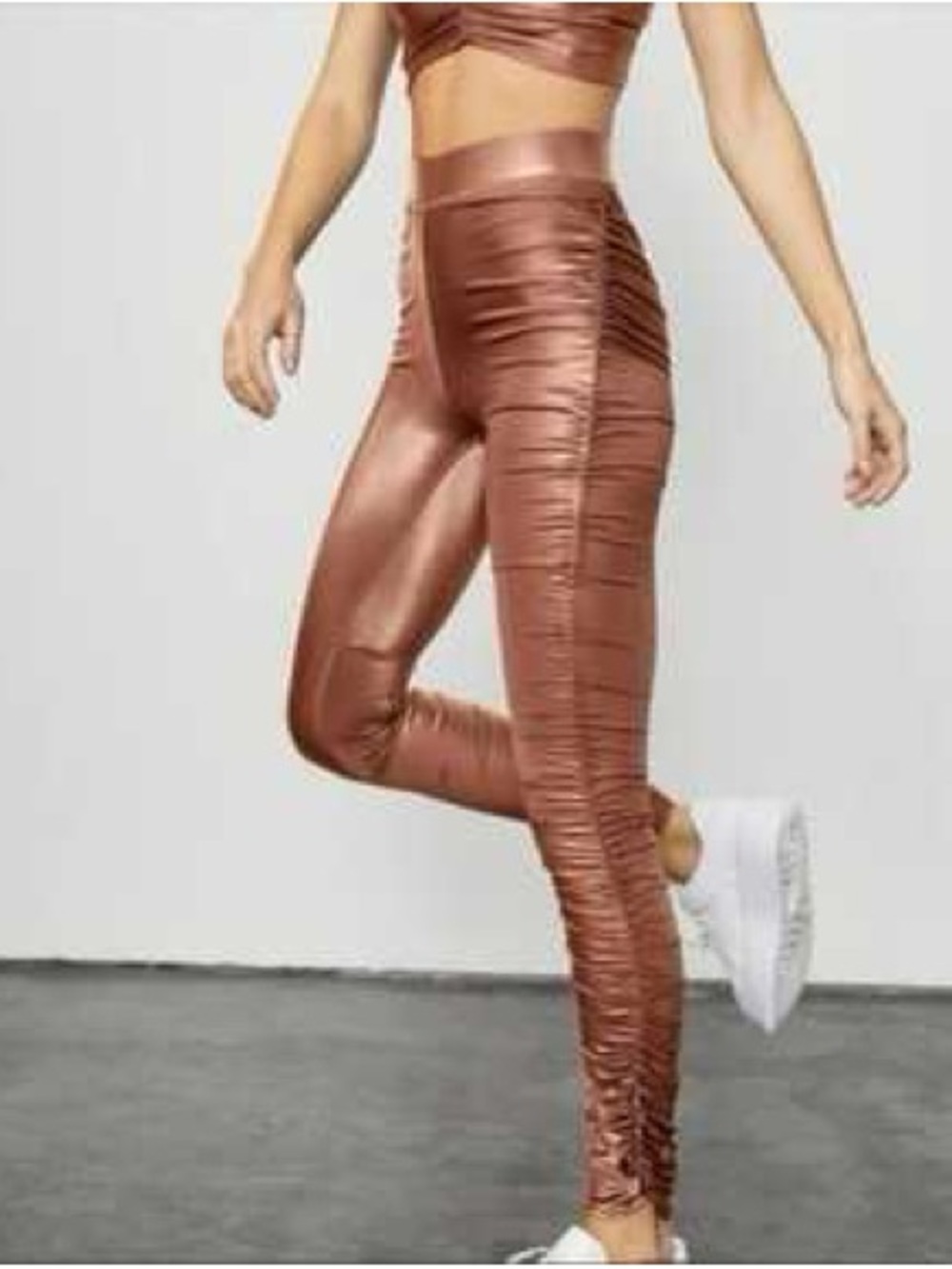 ALO Yoga mauve Ruched Leggings